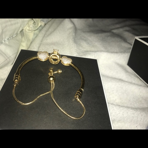14k Gold Pandora Bracelet Limited Edition - Picture 4 of 4